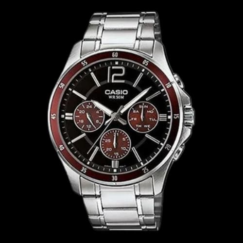 CASIO Quartz Limited Edition Waterproof Unisex Mens Silver Analog