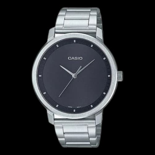 CASIO Dress Series waterproof Watch 41mm Stainless Steel Strap Mens