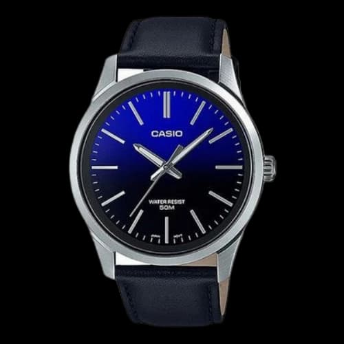 CASIO Black Limited quartz MTP-E180L-2A Limited Edition Blue Analog