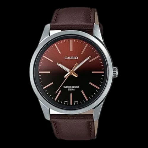 CASIO Quartz Limited Edition Mens Dark Brown Analog