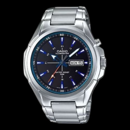 CASIO Male DRESS Japan / South Korea Fashion Sports Mens Blue Analog