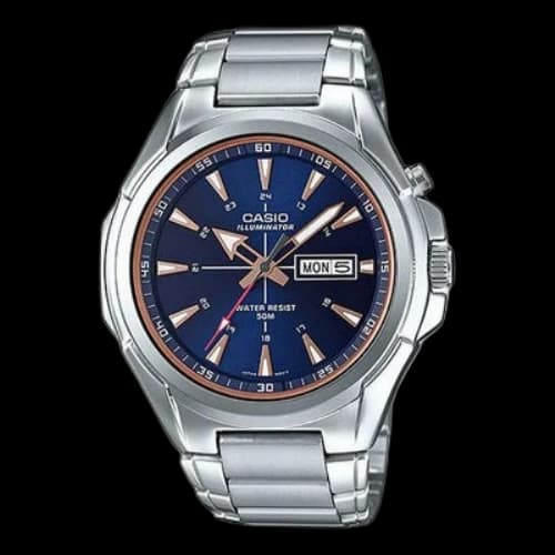 CASIO Sports Quartz Waterproof Unisex Mens Blue Analog