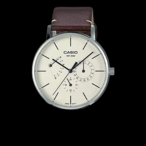 CASIO Male DRESS Japan / South Korea Fashion Sports Brown Analog