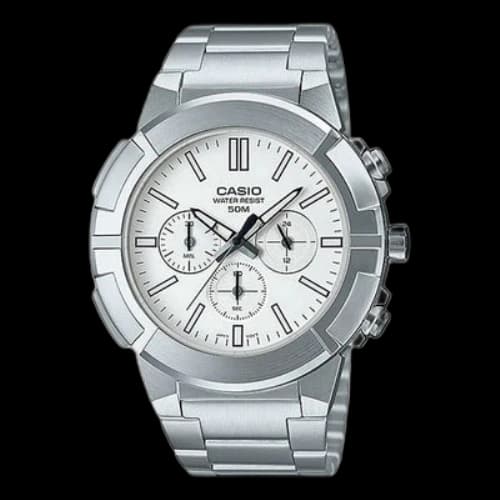 CASIO Male DRESS Japan / South Korea Fashion Sports White Analog
