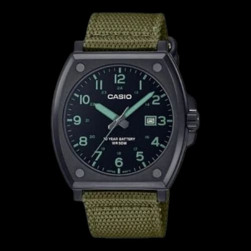 CASIO Analog 'Olive Green'