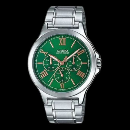 CASIO ENTICER Serieses Men's Quartz Waterproof Mens Green Analog