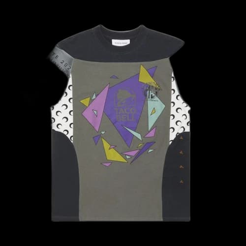 Marine Serre Regenerated Graphic T-Shirt 'Black'