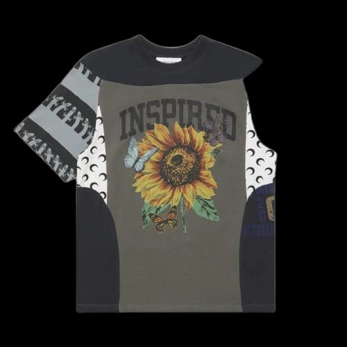 Marine Serre Regenerated Graphic T-Shirt 'Black'