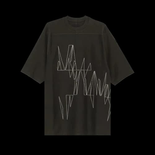 Rick Owens x Moncler Knitted Jumbo Short-Sleeve T-Shirt 'Dark Dust'