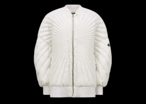 Rick Owens x Moncler Woven Radiance Peter Jacket Milk