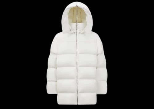 Rick Owens x Moncler Woven Hooded Cyclopic Coat Milk