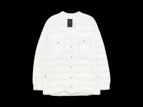 Rick Owens x Moncler Woven Outershirt Milk