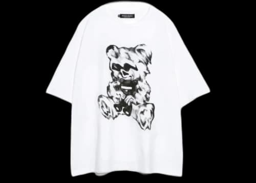 Undercover x UC EAST Bear Front Print Tee White