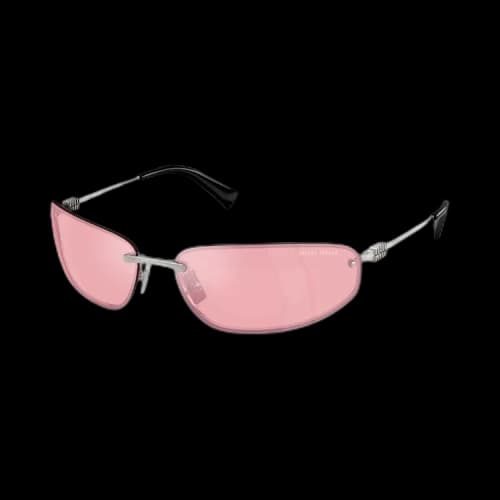 Miu Oval Sunglasses 'Pink'