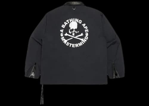 BAPE x Mastermind 11th Anniversary Coach Jacket Black