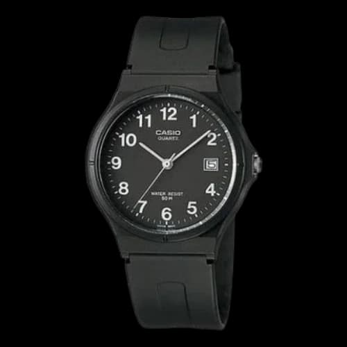 CASIO YOUTH Series Black Waterproof Quartz 40mm 36.1mm Watch Mens Analog