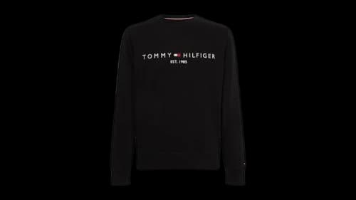 Tommy Hilfiger Full Zip Hooded Sweatshirt Black