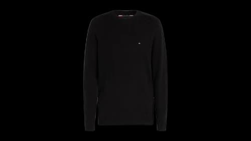 Tommy Hilfiger Wool Crewneck Neck Sweater Black