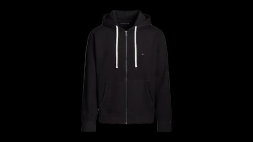 Tommy Hilfiger Blend Zip Hoodie Black