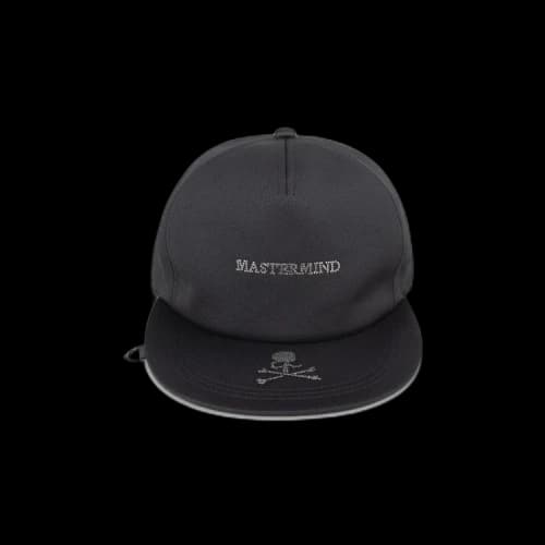 Mastermind World Crystal Embellished Flat Peak Cap 'Black'