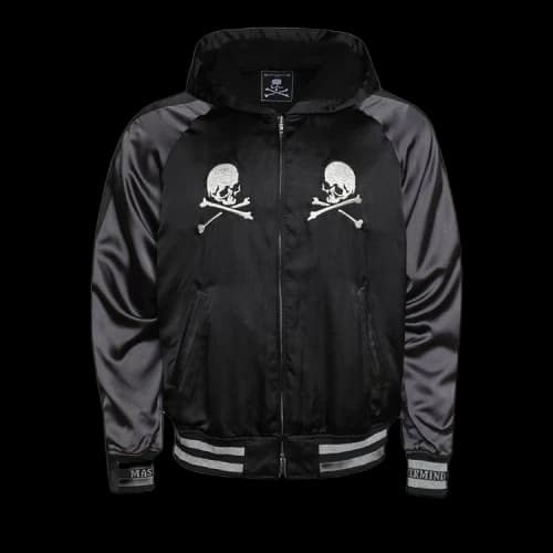 Mastermind World Hooded Bomber Jacket 'Black/Charcoal'