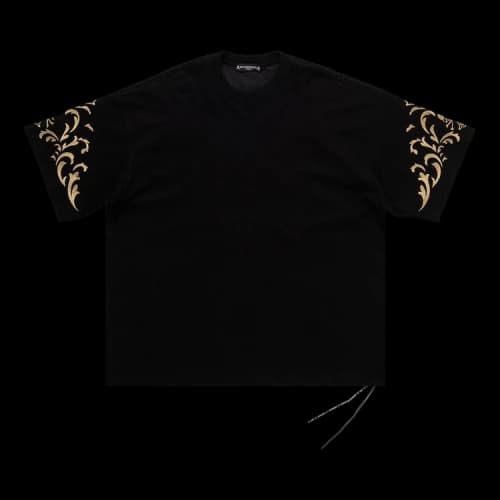 Mastermind World Ornament Tee 'Black/Gold'