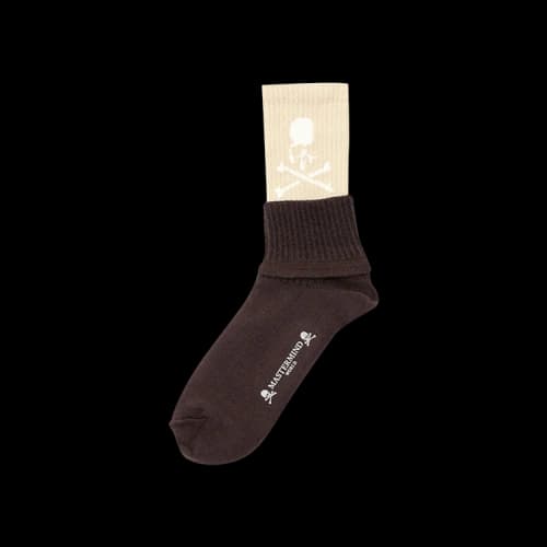 Mastermind World Double Layer Crew Socks 'Brown'