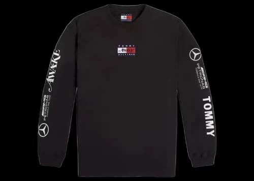 Awake x Tommy x Mercedes-AMG F1 L/S Tee Black