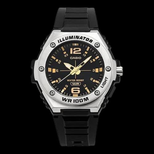CASIO Casual Watch 100m waterproof Strap Mens Black Analog