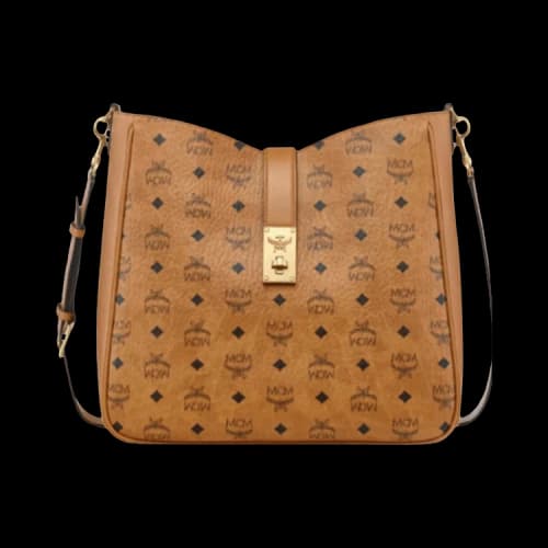 MCM Tracy Vi Hobo Large Bag 'Cognac'