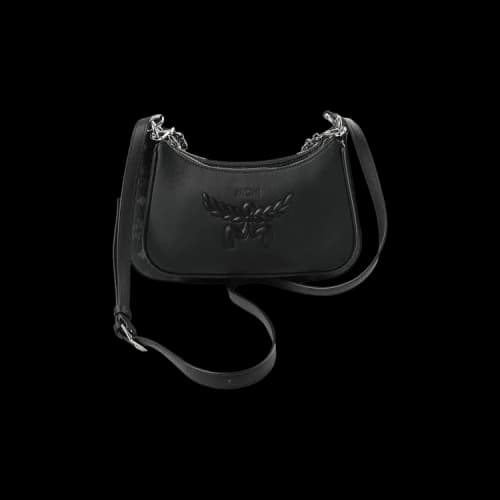 MCM Aren VI Mix Hobo Small Bag 'Black'
