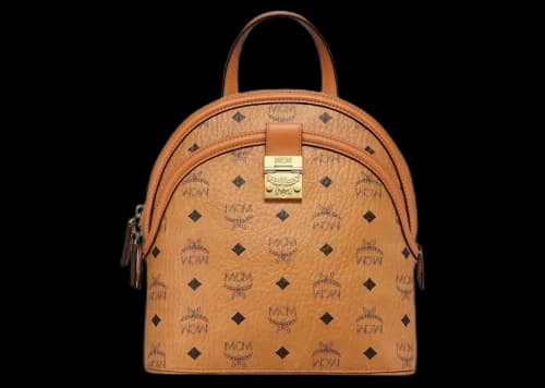 MCM Anna Backpack Visetos Cognac
