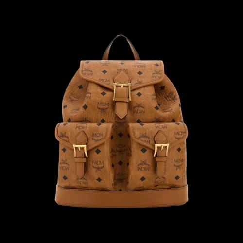 MCM Aren VI Small Backpack 'Cognac'