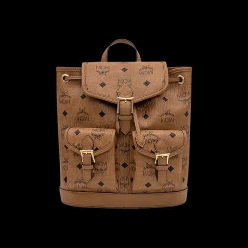 MCM Aren VI Mini Backpack 'Cognac'