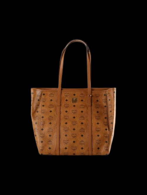 MCM Toni Vi Shopper Cognac