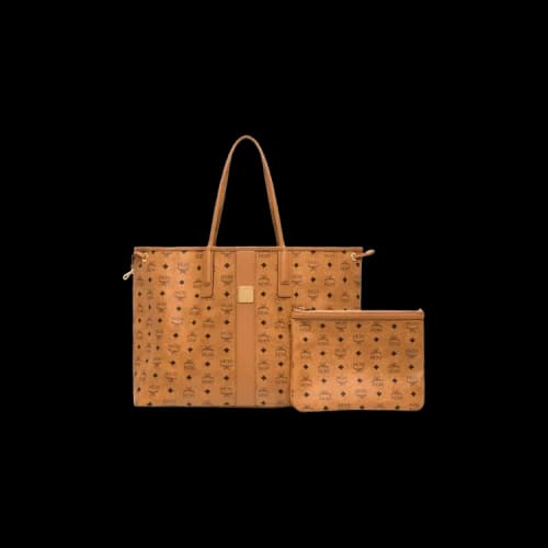 MCM Liz VI Large Shopper 'Cognac'