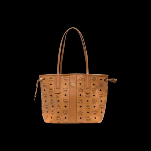 MCM Liz Visetos Small Bag 'Cognac'