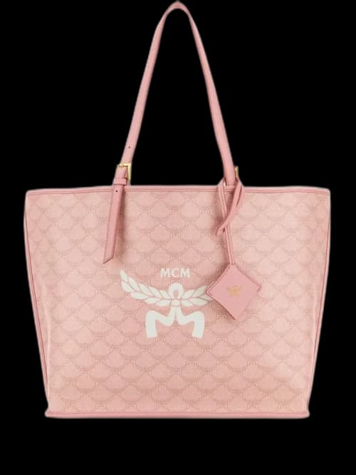 MCM Himmel Lts Shopper Silver Pink
