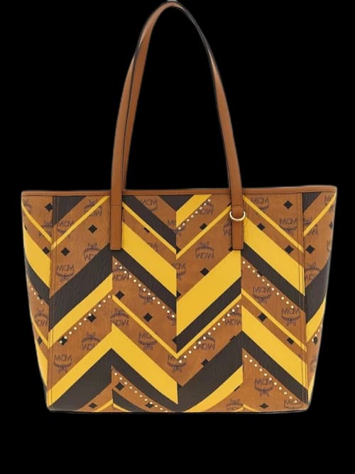 MCM Toni Mega Hb Vi Medium Shopper Cognac