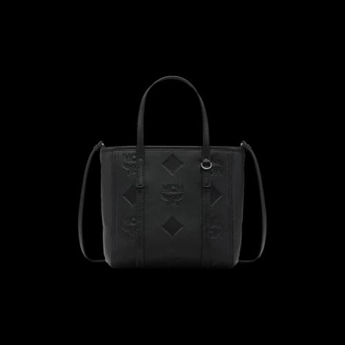 MCM Toni Leather Mini Shopper 'Black'