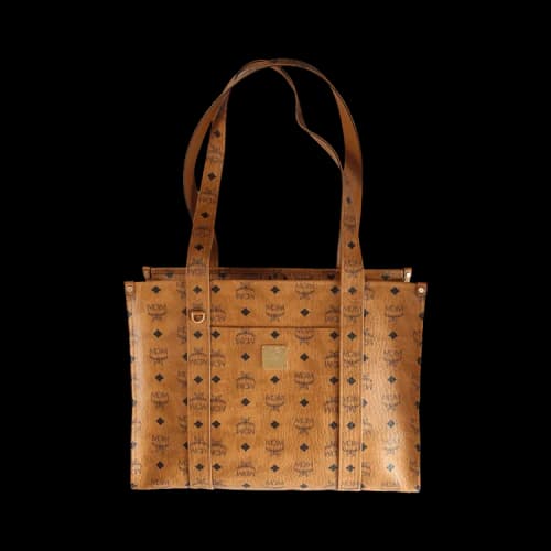 MCM Aren VI Large Tote Bag 'Cognac'