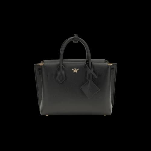 MCM Milla Leather Small Tote Bag 'Black'