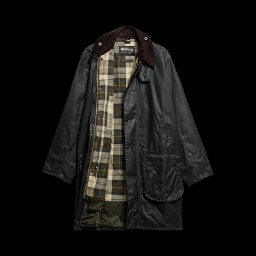 Barbour Border Wax Jacket 'Sage'
