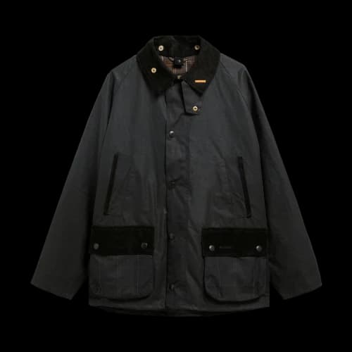 Barbour Icons Patch Bedale Wax 'Sage'