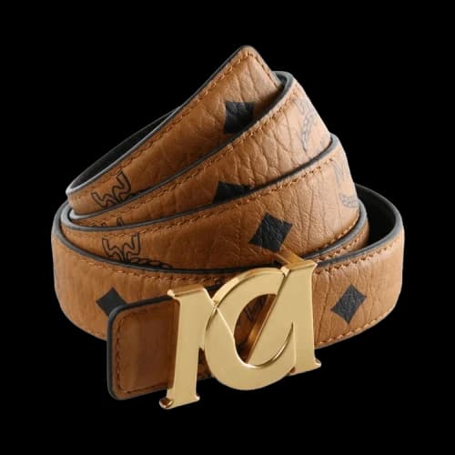MCM M-Art Visetos 2.5 Belt 'Cognac'
