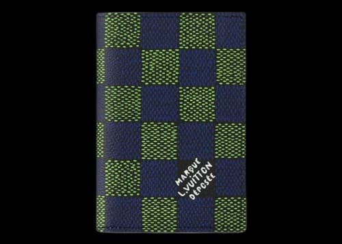 Louis Vuitton Passport Cover Damier Heritage Blue/Green