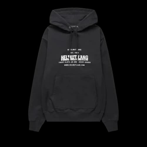 Helmut Lang Spray Hoodie 'Black'