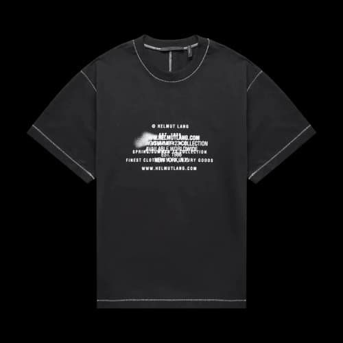 Helmut Lang Spray T-Shirt 'Black'