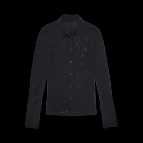 Helmut Lang Jersey Shirt 'Black'