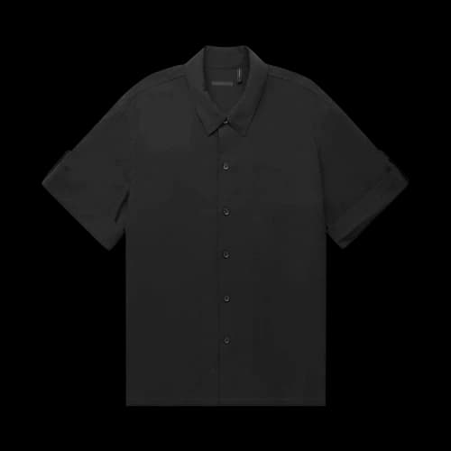 Helmut Lang Camp Short-Sleeve Shirt 'Black'